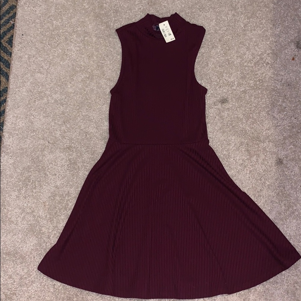 purple kind of red dress